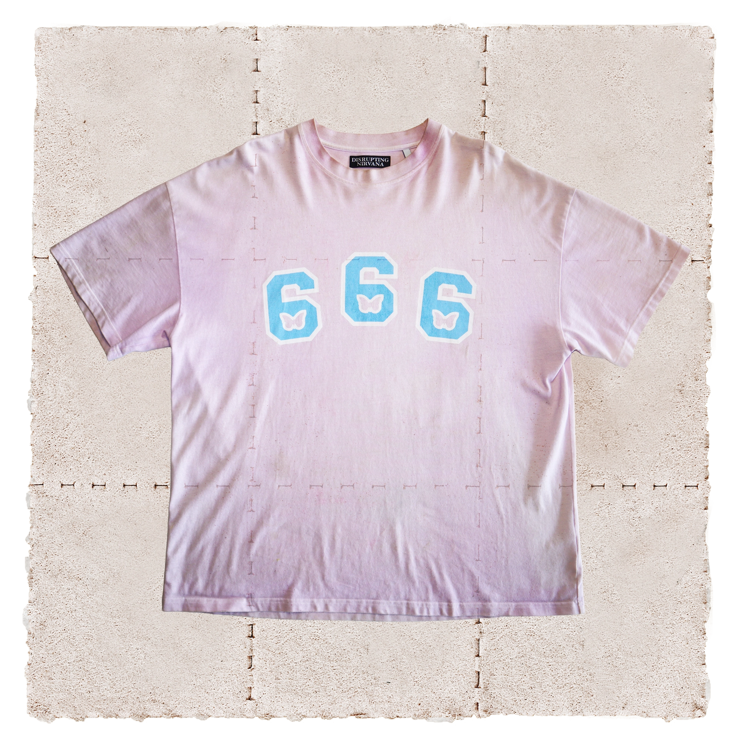 666 Faded Amethyst Tee