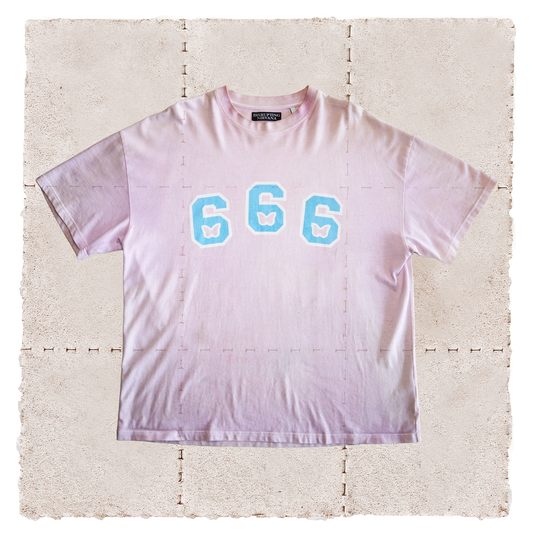 666 Faded Amethyst Tee
