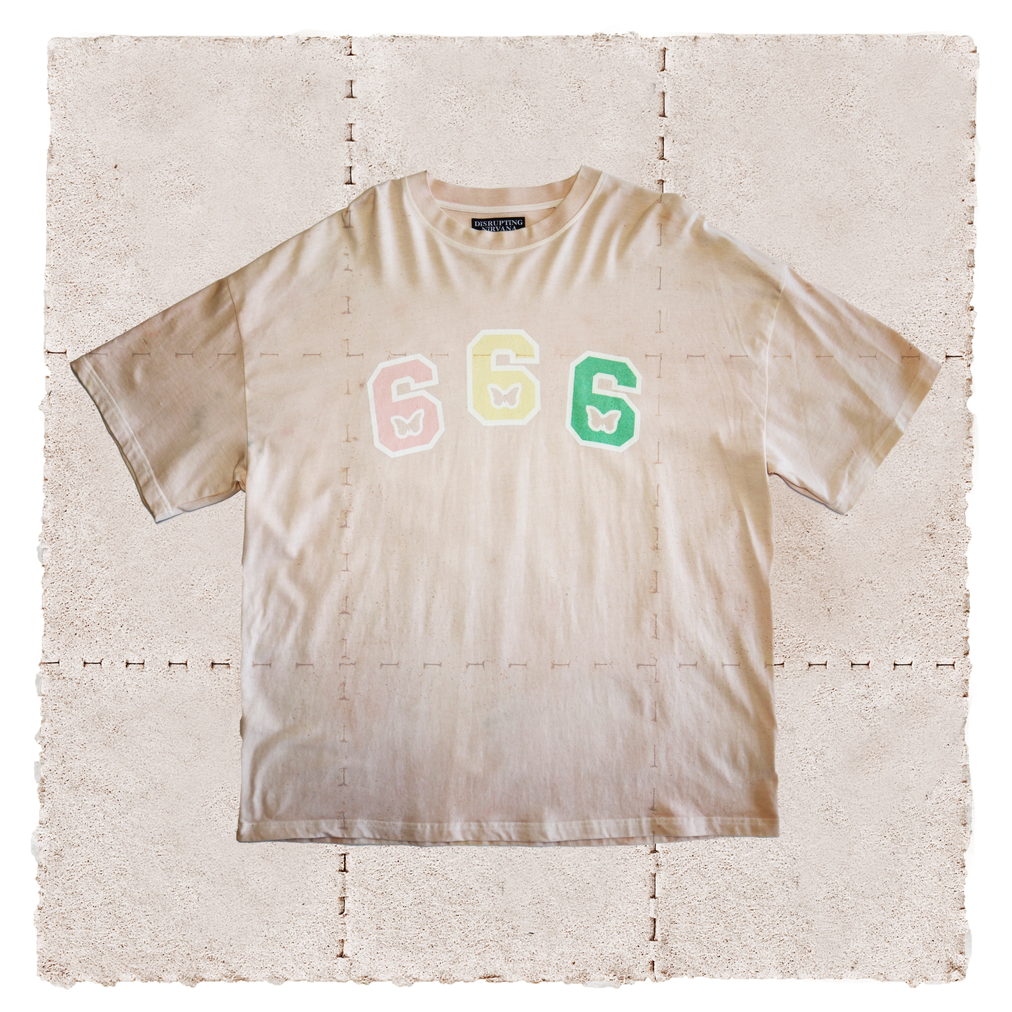 666 Sun Faded Rasta Tee