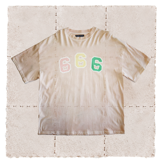 666 Sun Faded Rasta Tee