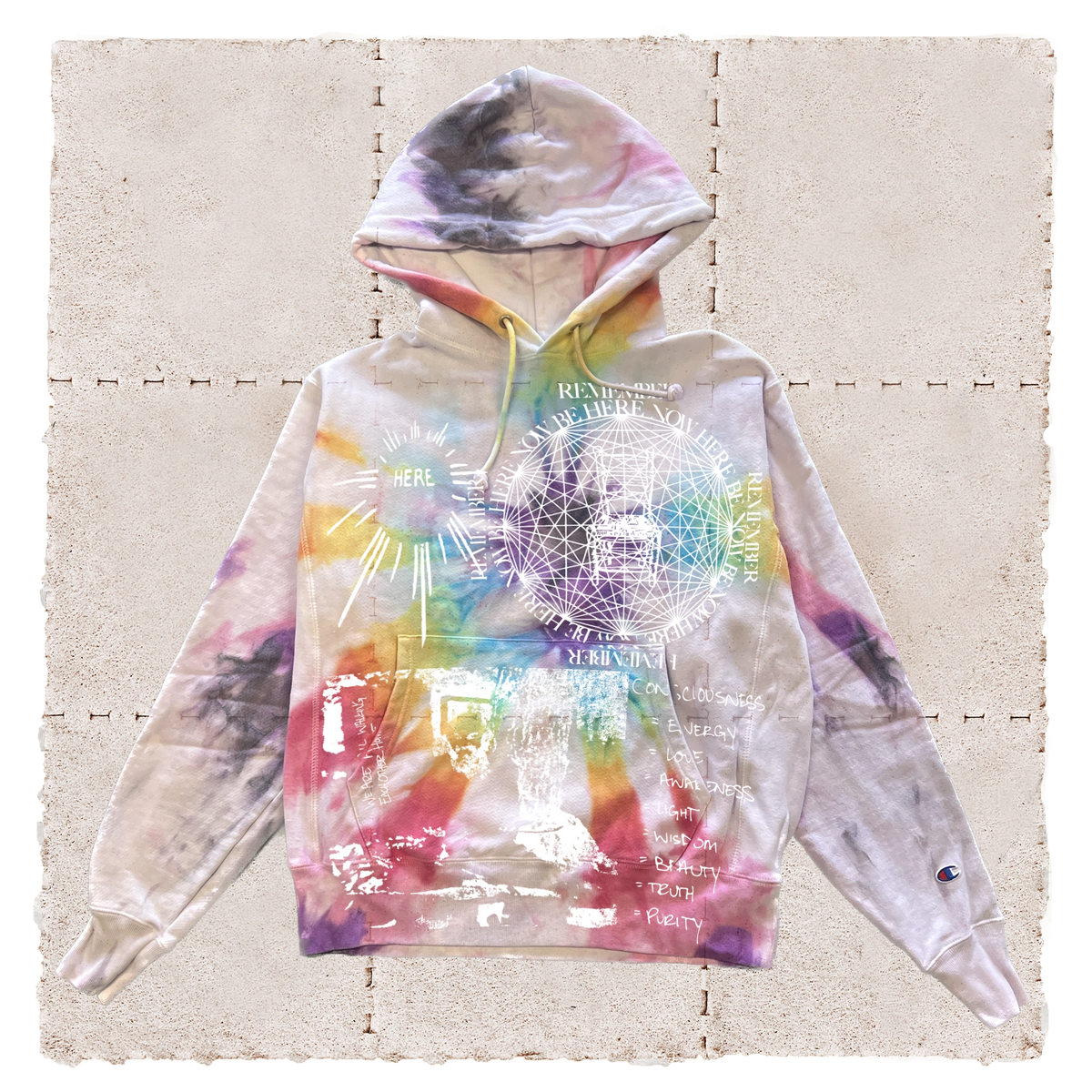 Be Here Hoodie (Random Dye)