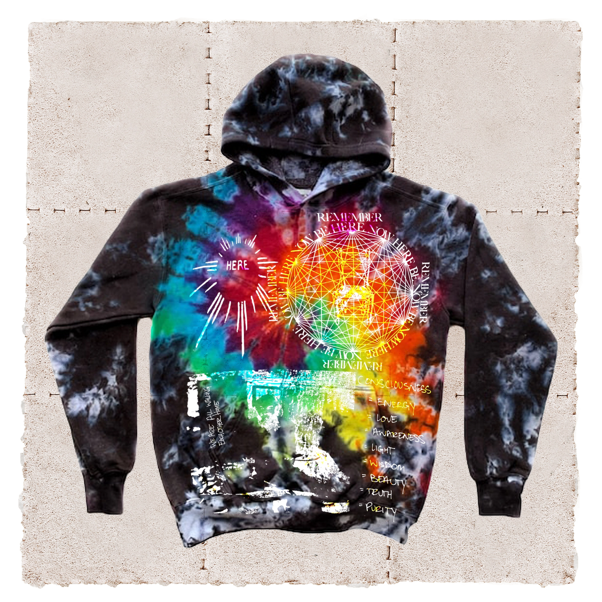Be Here Hoodie (Random Dye)
