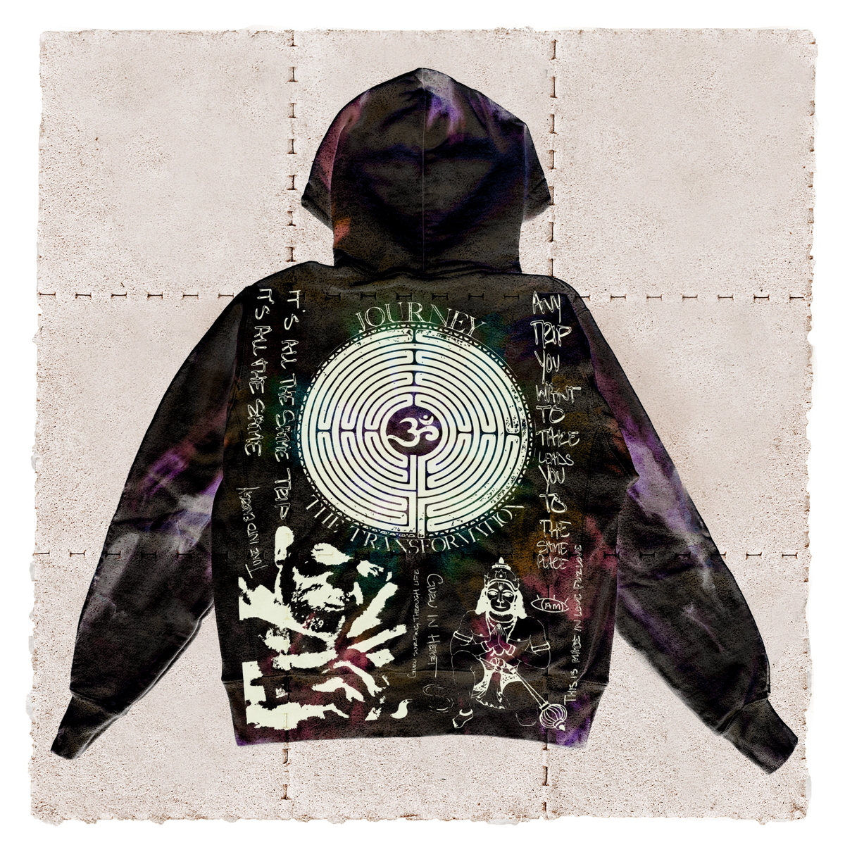 Be Here Hoodie (Random Dye)