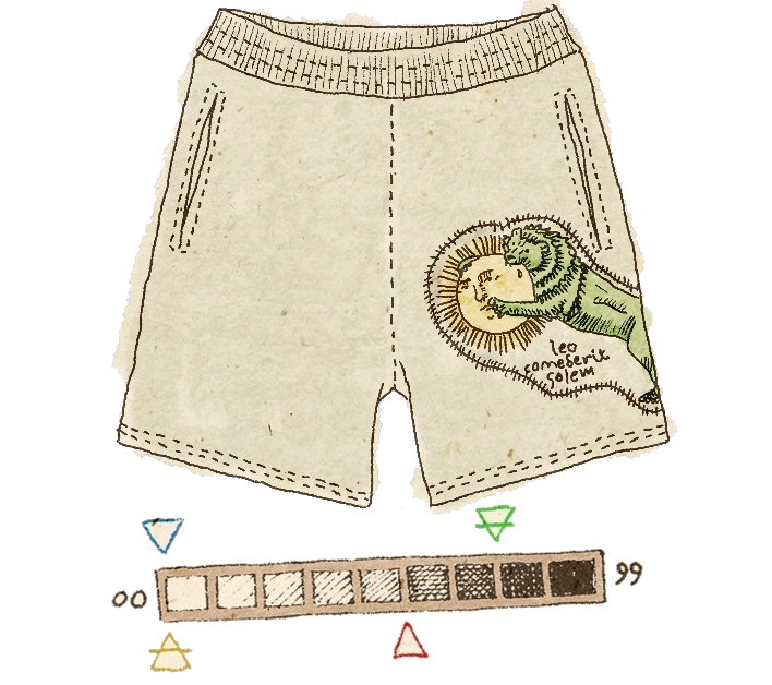 Green Lion Shorts