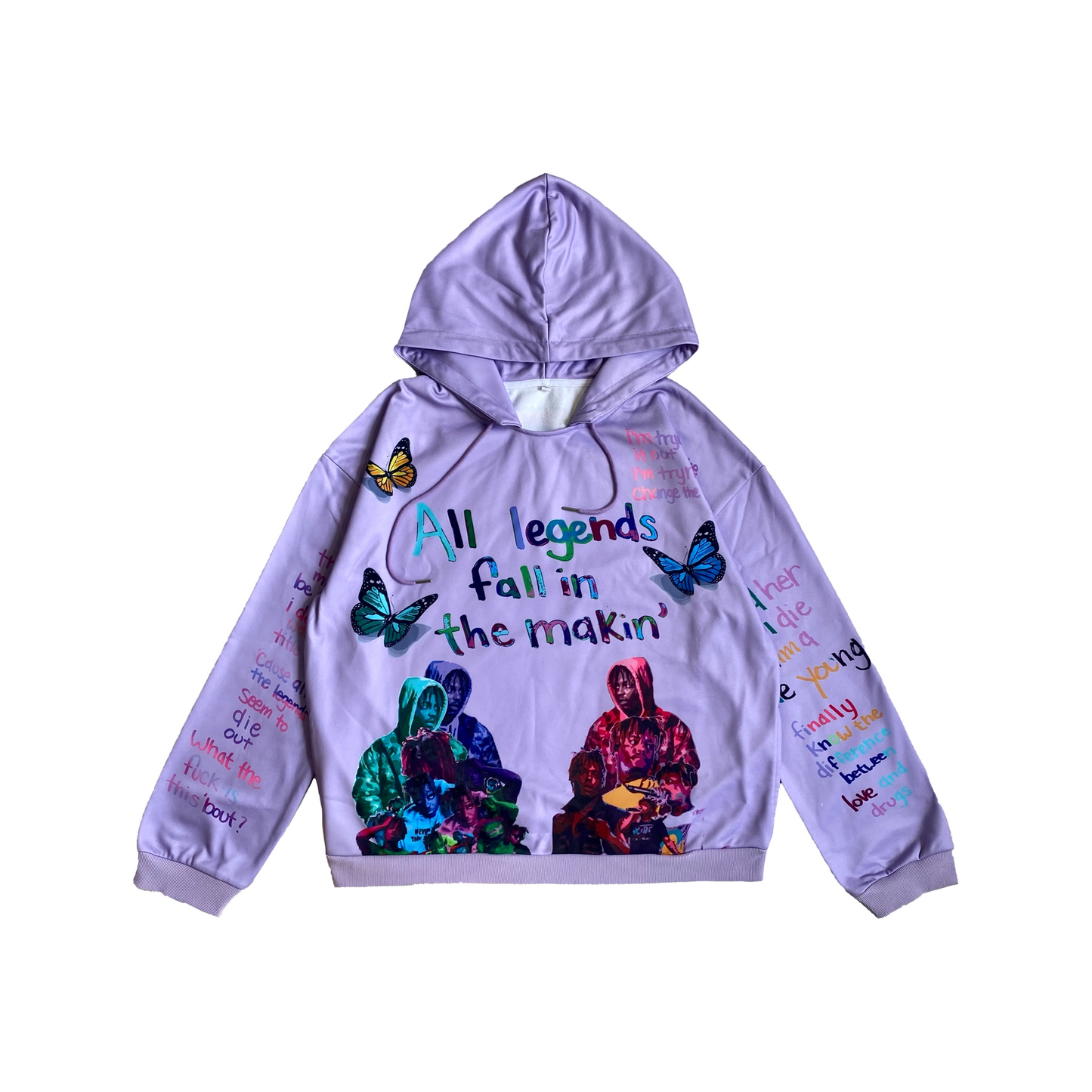 LEADER OF THE LOST SOULS LAVENDER HOODIE