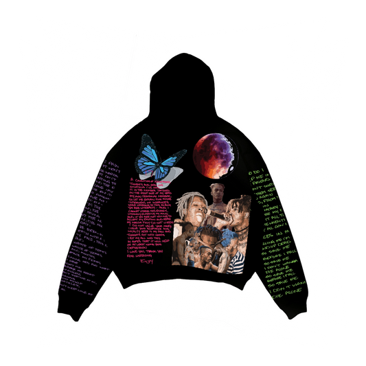 GUARDIAN ANGEL BLACK HOODIE